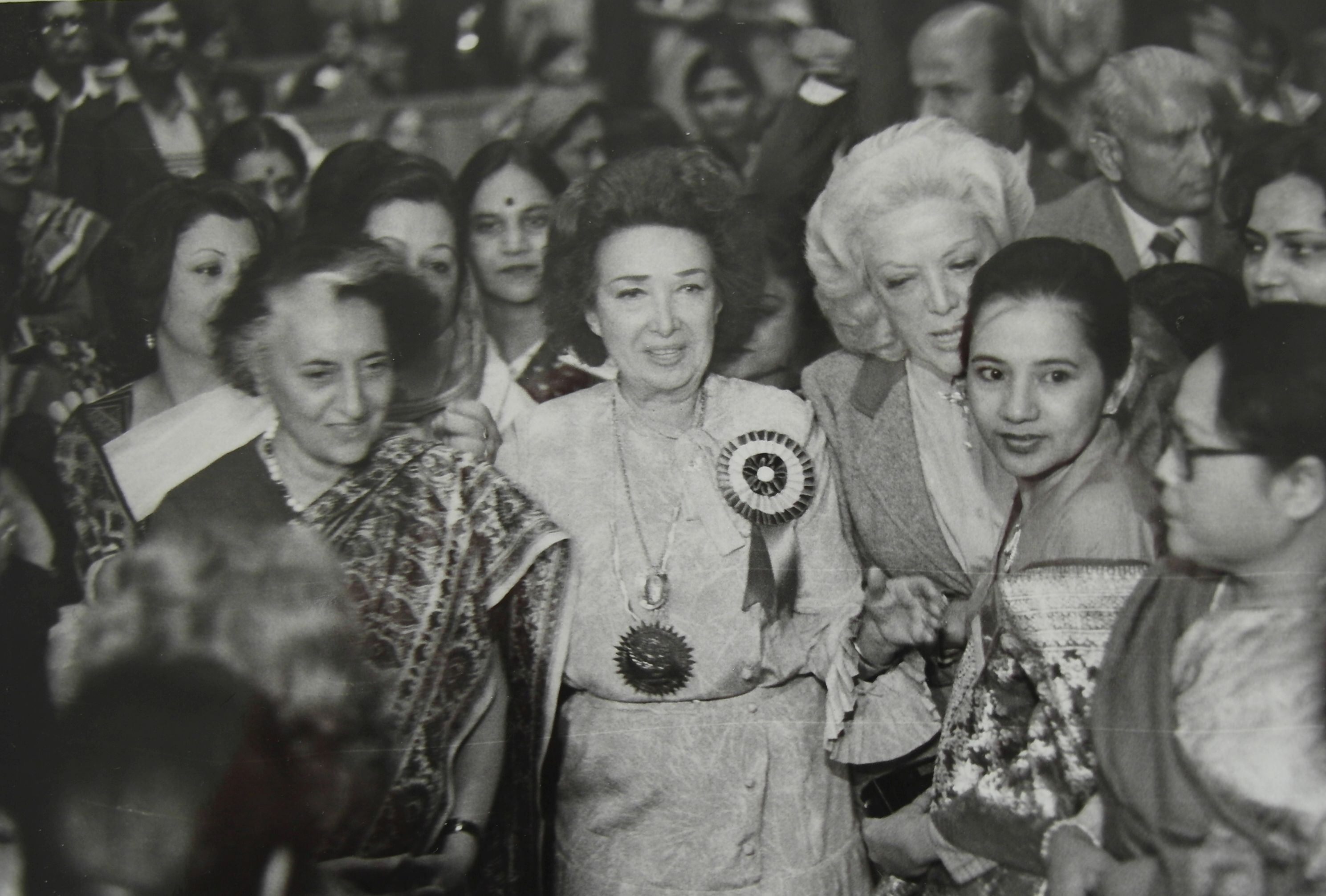 Ein Höhepunkt des Unternehmerinnen-Weltkongresses in Indien 1984 ist das Zusammentreffen mit Indira Gandhi